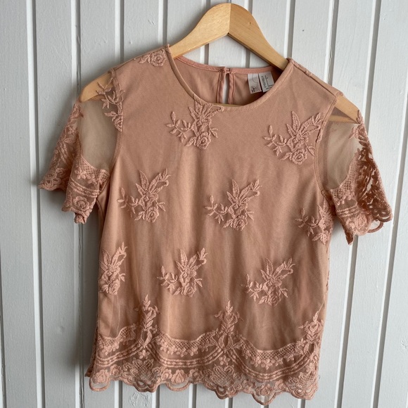 forever 21 lace blouse